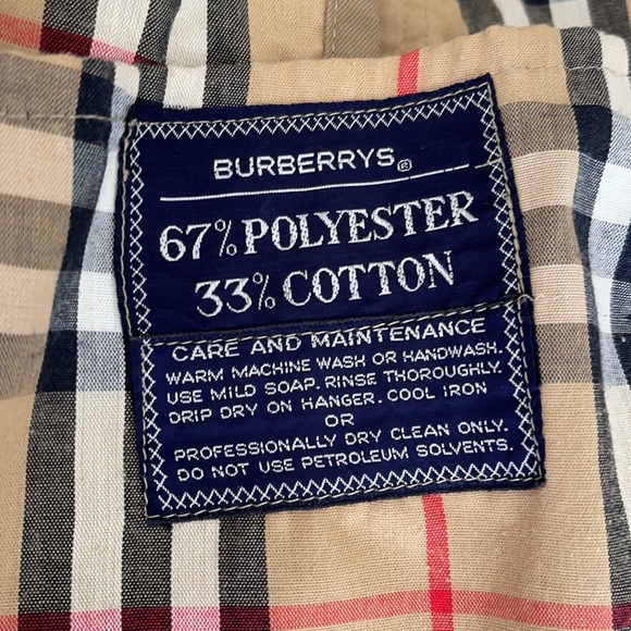 Burberrys’ Dark Tan Overcoat Classic Vintage - Picture 14 of 14